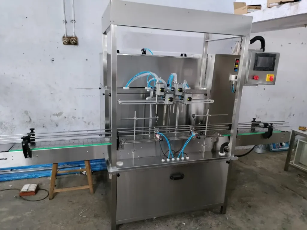 Automatic Volumetric Piston Liquid Filling Machine