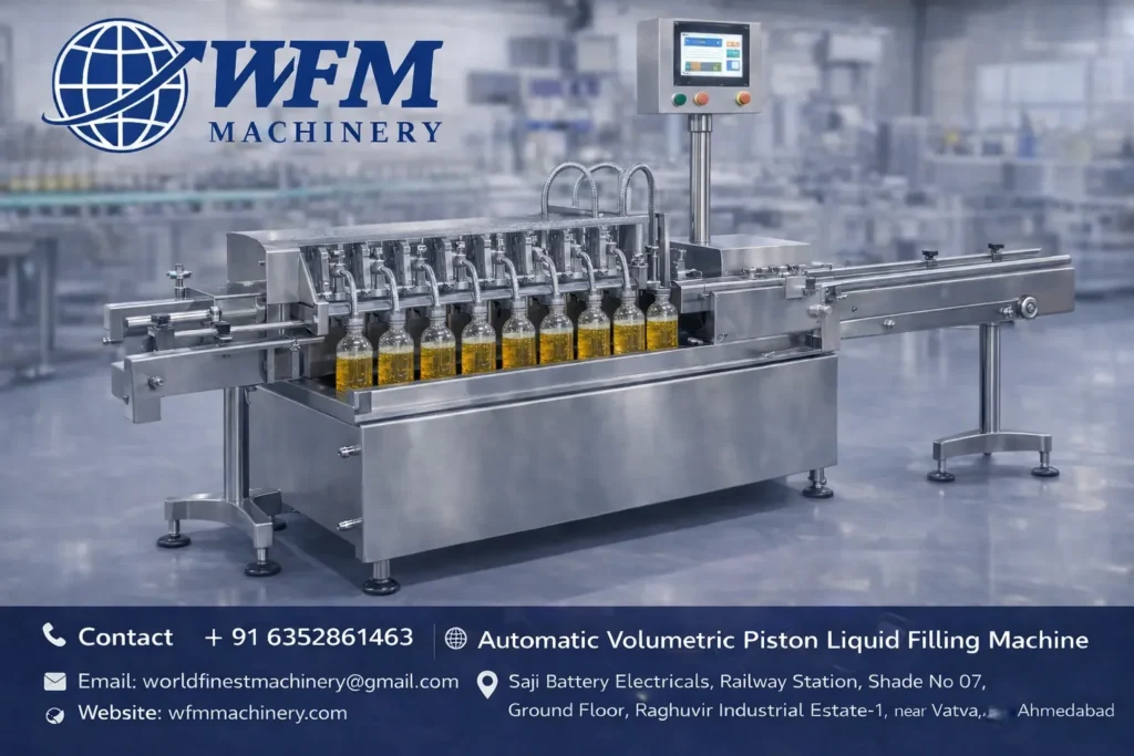 Automatic Volumetric Piston Liquid Filling Machine