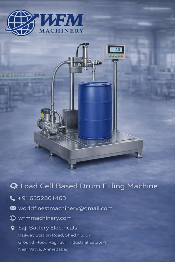 Load Cell Based Drum Filling Machine
