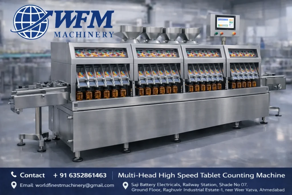Multi Head High Speed Tablet Counting Machine